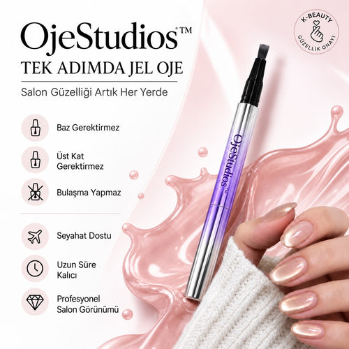 OjeStudios™ Taşınabilir UV Cihazlı Oje Takımı